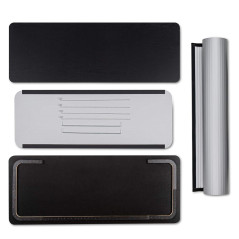 Lekka trybunka reklamowa Promo 4 90×40 cm prostokątna z półką – idealna na eventy promocyjne