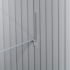 Lekka trybunka reklamowa Promo 4 90×40 cm prostokątna z półką – idealna na eventy promocyjne