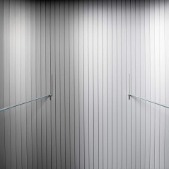 Lekka trybunka reklamowa Promo 4 90×40 cm prostokątna z półką – idealna na eventy promocyjne