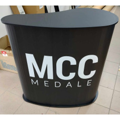 Szybko rozkładana trybunka reklamowa Promo 3 92×45 cm bez półki – mobilna prezentacja marki