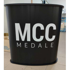 Szybko rozkładana trybunka reklamowa Promo 3 92×45 cm bez półki – mobilna prezentacja marki