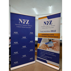 Ekskluzywna kaseta aluminiowa roll-up Premium 120x200 cm blockout 330g z torbą – elegancka prezentacja