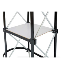 Stabilna lada promocyjna Pop-Up 2×1 90×40 cm z nadrukiem – na eventy i targi