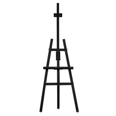 Sztaluga drewniana czarna 170×59 cm z regulacją kąta – ekspozycja tablic i obrazów