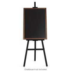 Sztaluga drewniana czarna 170×59 cm z regulacją kąta – ekspozycja tablic i obrazów