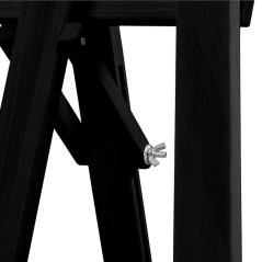 Sztaluga drewniana czarna 170×59 cm z regulacją kąta – ekspozycja tablic i obrazów