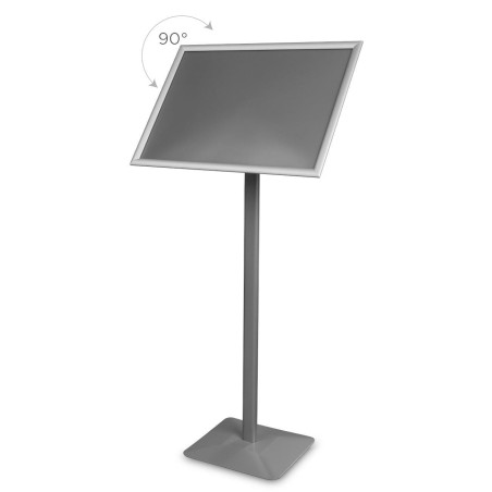 Aluminiowy stojak formatu A2 srebrna ramka OWZ – profesjonalna reklama