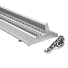 Roll-up Wave teleskopowy 100×220 cm wymienne grafiki z torbą – elastyczna prezentacja