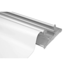 Roll-up Wave teleskopowy 100×220 cm wymienne grafiki z torbą – elastyczna prezentacja