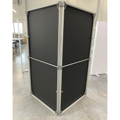 Ścianka modułowa FASTFRAME 100×50 cm z nadrukiem stretch 180 g jednostronnym – szybki montaż na targi