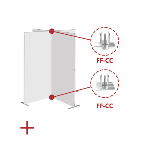 Konektory FASTFRAME, zestaw łączyn krzyżowych