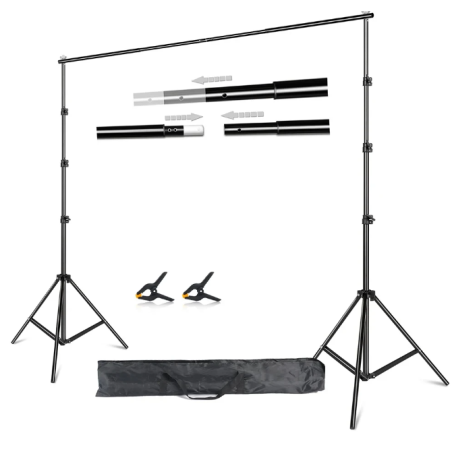 Ścianka tło fotograficzne Greenscreen konstrukcja 2x3 m