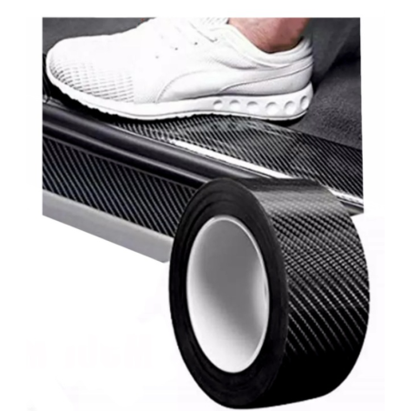Taśma ochronna Carbon na progi samochodu 10cm 5m
