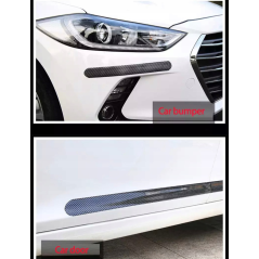 Taśma ochronna Carbon na progi samochodu 10cm 5m