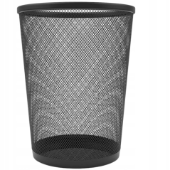 Metalowy kosz na śmieci 11l