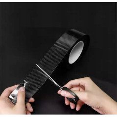 Taśma ochronna Carbon na progi samochodu 3cm 5m