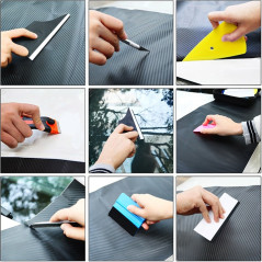 Profesjonalny zestaw aplikacyjny folii 11 narzędzi z filcem i nożykiem – precyzyjny detailing