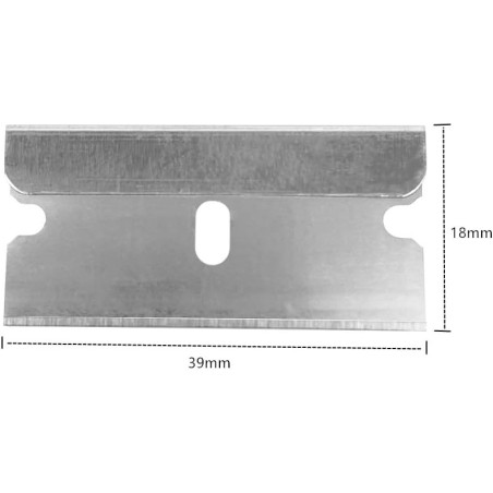 Ostrza wymienne do skrobaka stalowe 4 cm 100 szt. w dozowniku – do szyb i folii