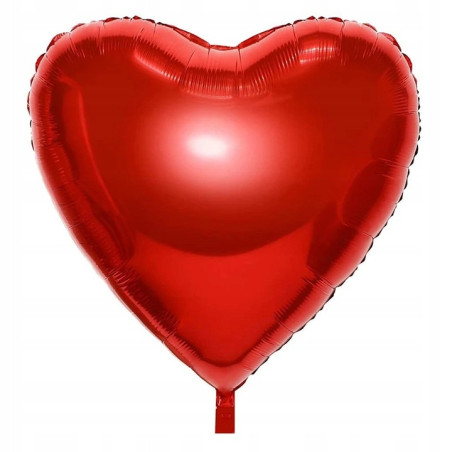 Zestaw Balonów  foliowych czerwone serca 10 szt