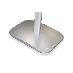 Stojak informacyjny Menuboard Fiori A4 101 cm srebrny – ekspozycja menu i ofert