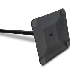 Aluminiowy stojak informacyjny A4 116 cm czarny OWZ – elegancki ekspozytor