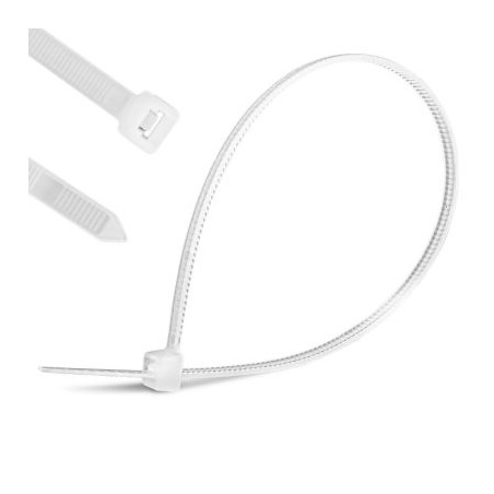 Trytki trytytki zaciskowe 4,8x300mm 100 szt białe