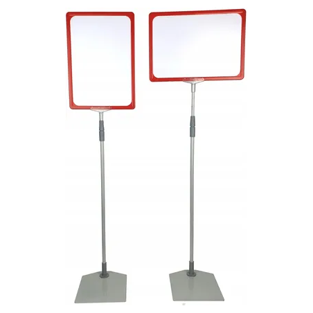 Cenówka, stojak na cenę CC 51 cm czerwony