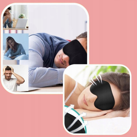 Opaska 3D na Oczy do Spania