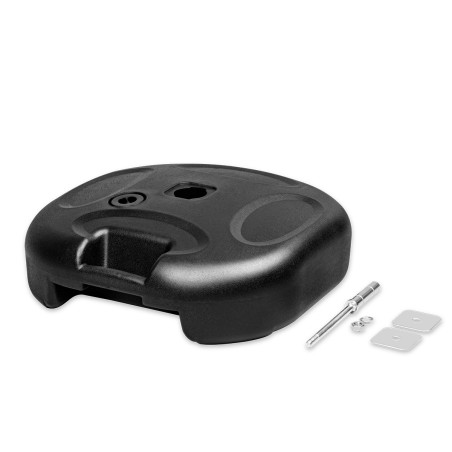 Kontener wodny z trzpieniem do flag 20 kg 40×40 cm na kółkach – stabilność bez dodatkowej bazy