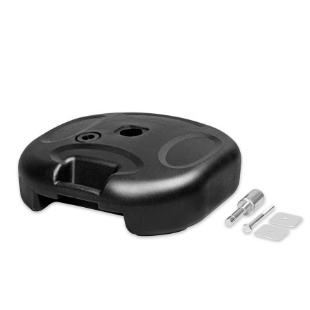 Kontener wodny z rotatorem do flag 20 kg 40×40 cm na kółkach – stabilność bez dodatkowej bazy