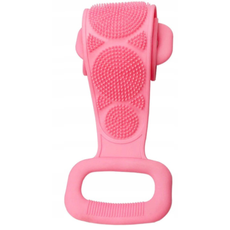 Silikonowa myjka do masażu i mycia pleców 60×11 cm dwustronna – komfortowa pielęgnacja ciała