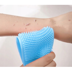 Silikonowa myjka do masażu i mycia pleców 60×11 cm dwustronna – komfortowa pielęgnacja ciała