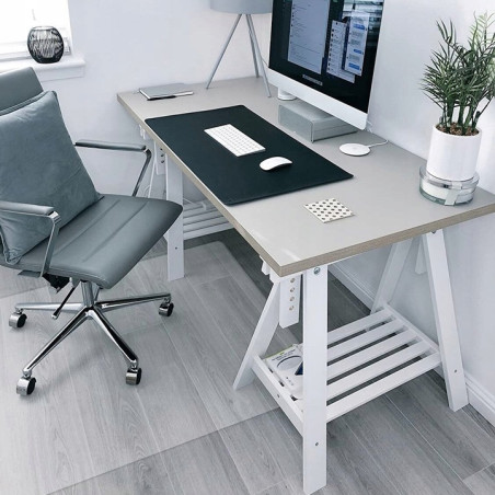 Ochronna mata pod krzesło 120x80 cm – trwała podkładka pod fotel do biura i domu