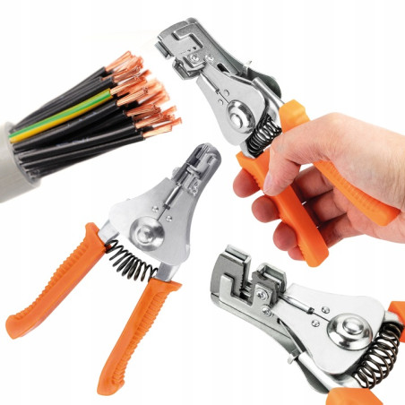 Ściągacz izolacji kabli – szczypce do precyzyjnego zdejmowania izolacji z przewodów