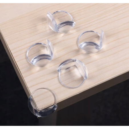 Zabezpieczenia na rogi mebli – silikonowe nakładki ochronne 4 sztuki