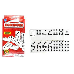 Podróżne domino klasyczne 28 szt opakowanie 17x10x2,5 cm - gra rodzinna dla dzieci i dorosłych