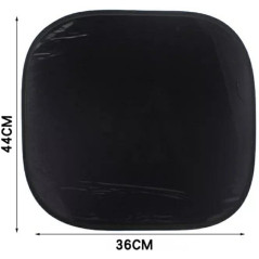 Przeciwsłoneczne osłony do szyby samochodu z przyssawkami 44x36 cm 2 szt - ochrona przed promieniowaniem UV