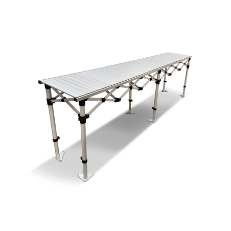 Składany stół TEOLO 295x55 cm – funkcjonalność i mobilność w jednym