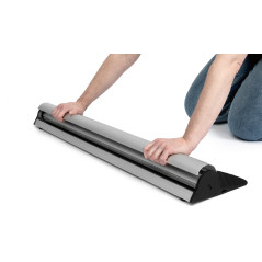 Rollup Clip 85x220, wymienna grafika, teleskopowy maszt – Profesjonalna prezentacja