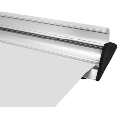 Rollup Clip 85x220, wymienna grafika, teleskopowy maszt – Profesjonalna prezentacja