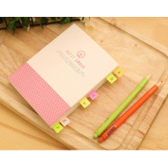 Kolorowe znaczniki NEON 8×6,5 cm karteczki samoprzylepne eko opakowanie – idealne do segregowania notatek