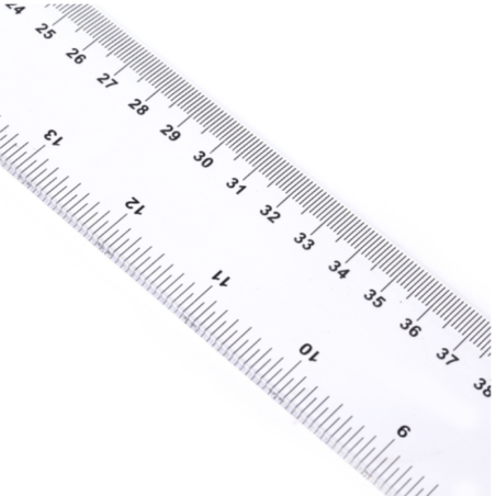 Linijka plastikowa transparentna 60 cm lekka – precyzyjne rysowanie i pomiar
