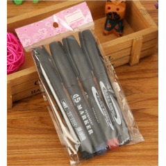 Markery permanentne zestaw 4 szt. w folii – trwałe pisanie na różnych powierzchniach