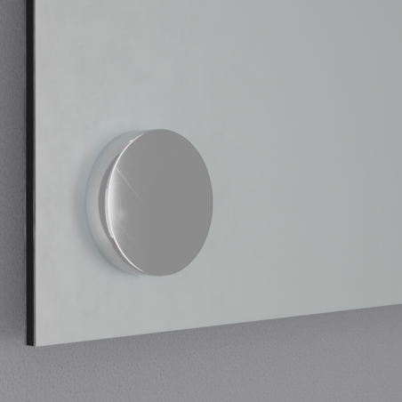 Zaślepki na śruby chrom 15 mm – eleganckie maskownice z podkładką