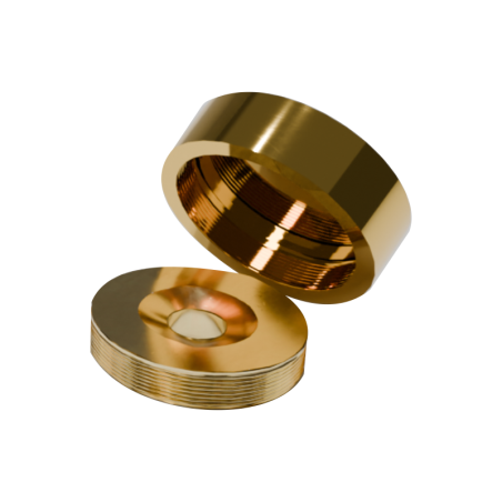 Zaślepki na śruby złote 12 mm – eleganckie maskownice z podkładką