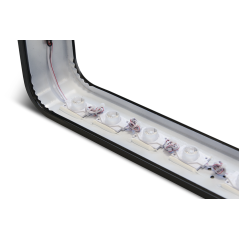 Podświetlany kaseton semafor kwadratowy 60 cm – dwustronna ekspozycja logo