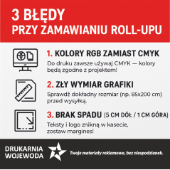 Mocna aluminiowa kaseta roll-up Strong PRO 200x200 cm baner 510g z torbą – idealna jako ścianka