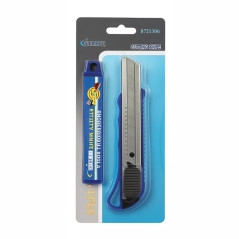 Nóż do tapet 18 mm z wymiennym ostrzem – zestaw 1 nożyk + 3 ostrza