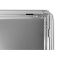 Zestaw 10 sztuk Ramek OWZ A4 aluminiowych 21x29,7 cm z folią antyrefleksyjną – szybka wymiana plakatów