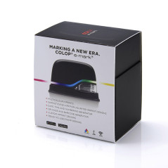 Elektroniczne urządzenie do znakowania E-MARK PLUS z etui i linijką kolor czarny – przenośne znakowanie